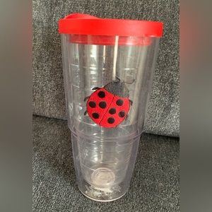 Tervis 24oz Clear Double Wall Hot/Cold Ladybug Tumbler Mug